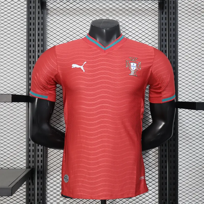 Camiseta Portugal 2026 Home Mundial Rojo (EDICIÓN JUGADOR)