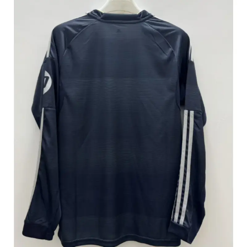 Camiseta Real Madrid 2025/2026 Away ML Azul Marino con ParcHe HP