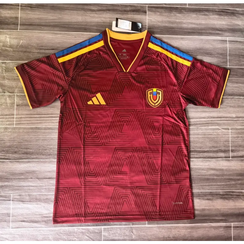 Camiseta Venezuela 2026 Home Mundial Rojo Oscuro