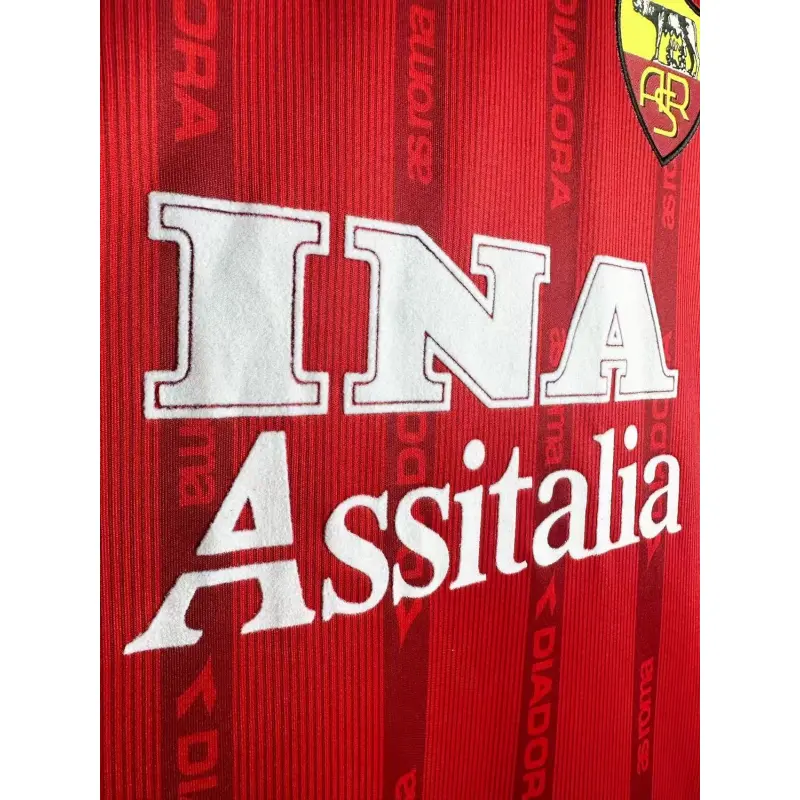 Camiseta AS Roma 1999/00 Home Retro ML Rojo