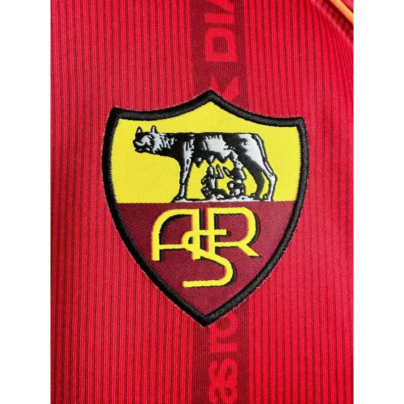 Camiseta AS Roma 1999/00 Home Retro ML Rojo