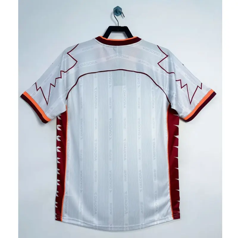 Camiseta AS Roma 1999/00 Away Retro Blanco