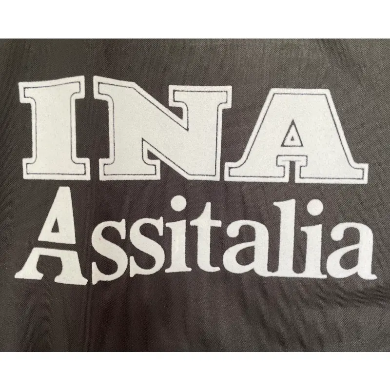 Camiseta AS Roma 1998/99 Third Retro ML Negro/Naranja/Gris