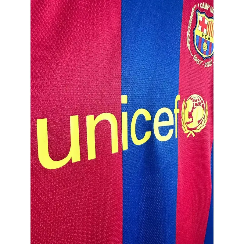 Camiseta Barcelona 2007/08 Home Retro ML Rojo/Azul