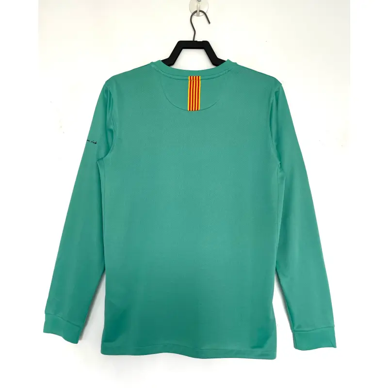 Camiseta Barcelona 2010/11 Away Retro ML Verde