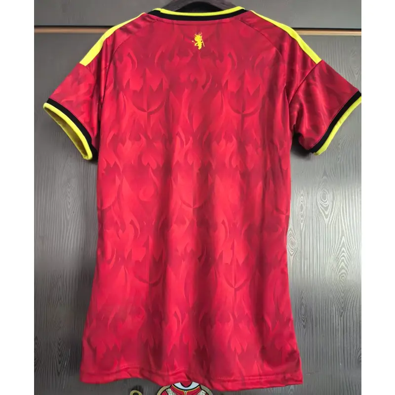 Camiseta Bélgica 2026 Home Mundial Rojo Mujer