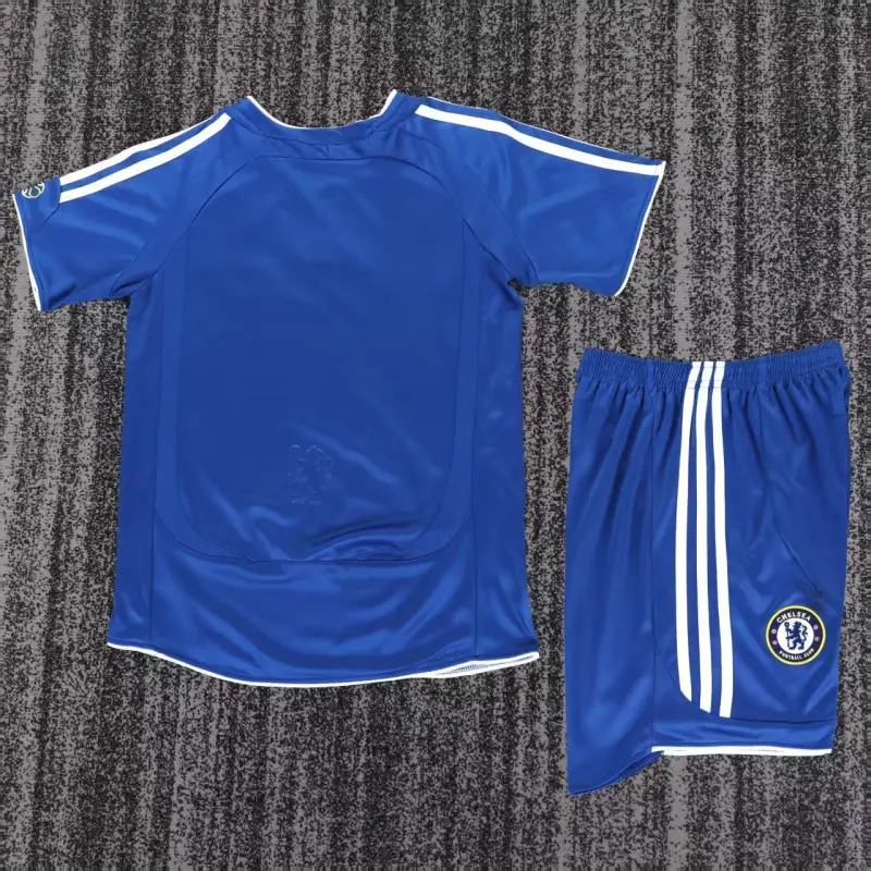 Camiseta Chelsea 2006/07 Home Retro Azul Niño Kit