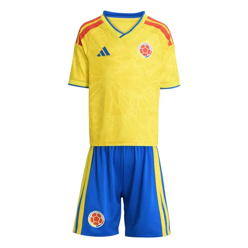 Camiseta Colombia 2026 Home Mundial Amarillo Niño Kit