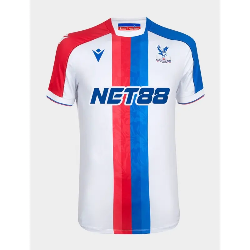 Camiseta Crystal Palace FC 2025/2026 Away Blanco/Azul/Rojo