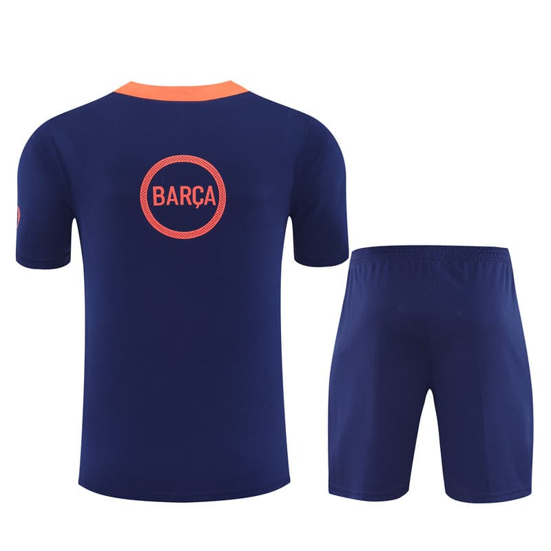 Camiseta de Entrenamiento Barcelona 2025/2026 Niño Kit Azul/Naranja