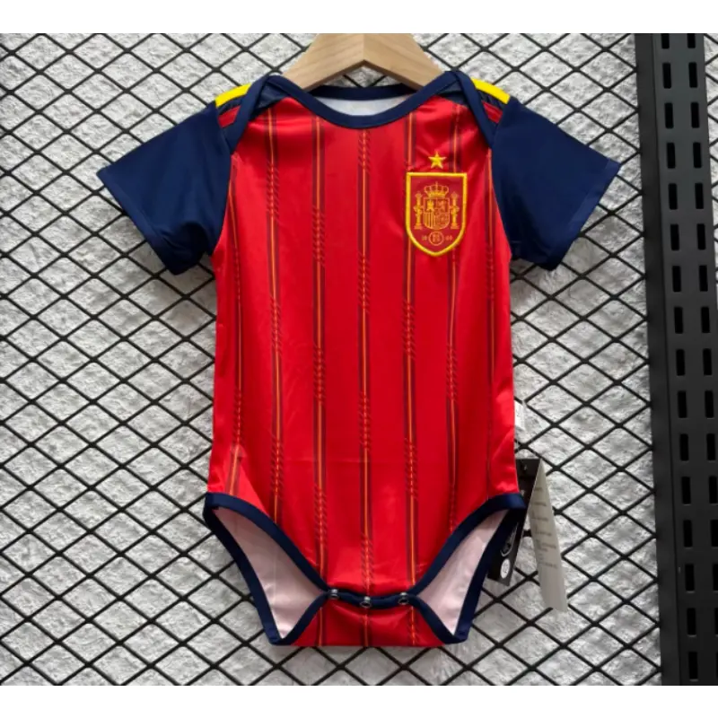Camiseta España 2025/2026 Home Rojo/Azul Baby