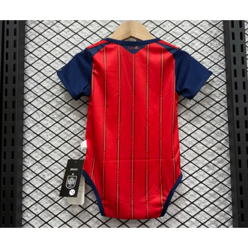 Camiseta España 2025/2026 Home Rojo/Azul Baby