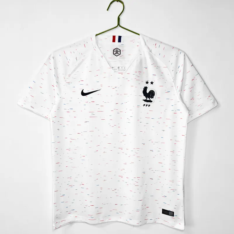 Camiseta Francia 2018 Away Retro Blanco