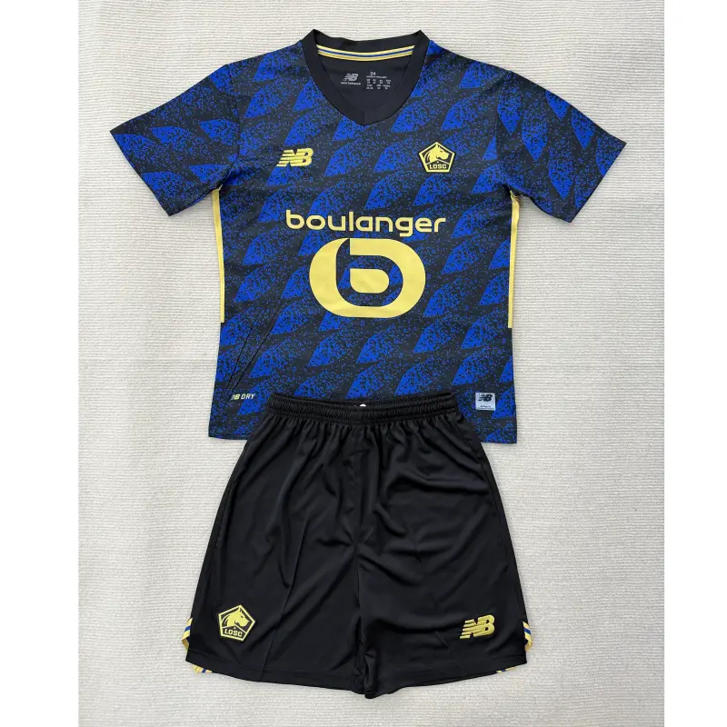 Camiseta Lille OSC 2025/2026 Third Azul Niño Kit