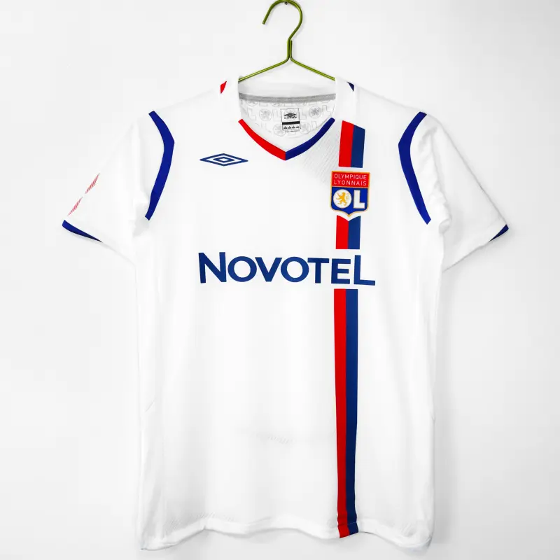 Camiseta Lyon 2008/09 Home Retro Blanco