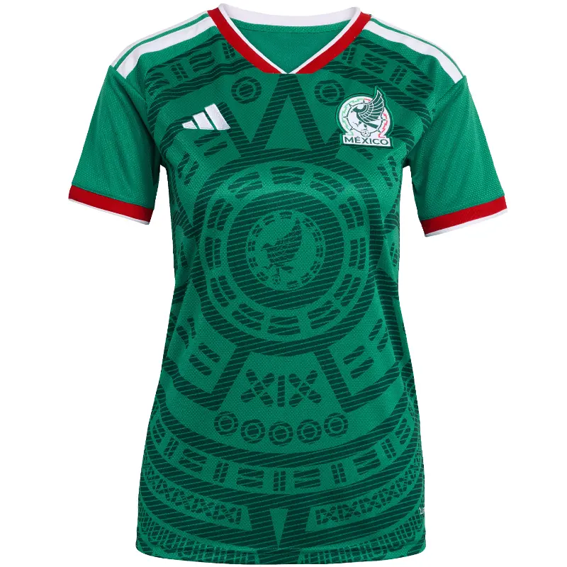 Camiseta México 2026 Home Mundial Verde Mujer