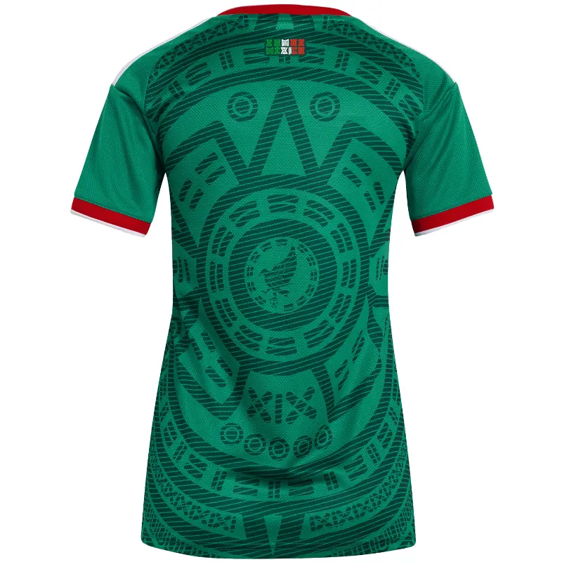 Camiseta México 2026 Home Mundial Verde Mujer