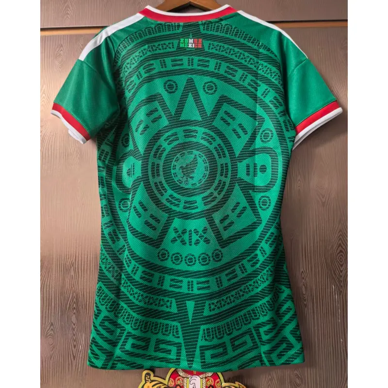 Camiseta México 2026 Home Mundial Verde Mujer