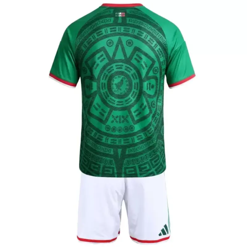 Camiseta México 2026 Home Mundial Verde Niño Kit