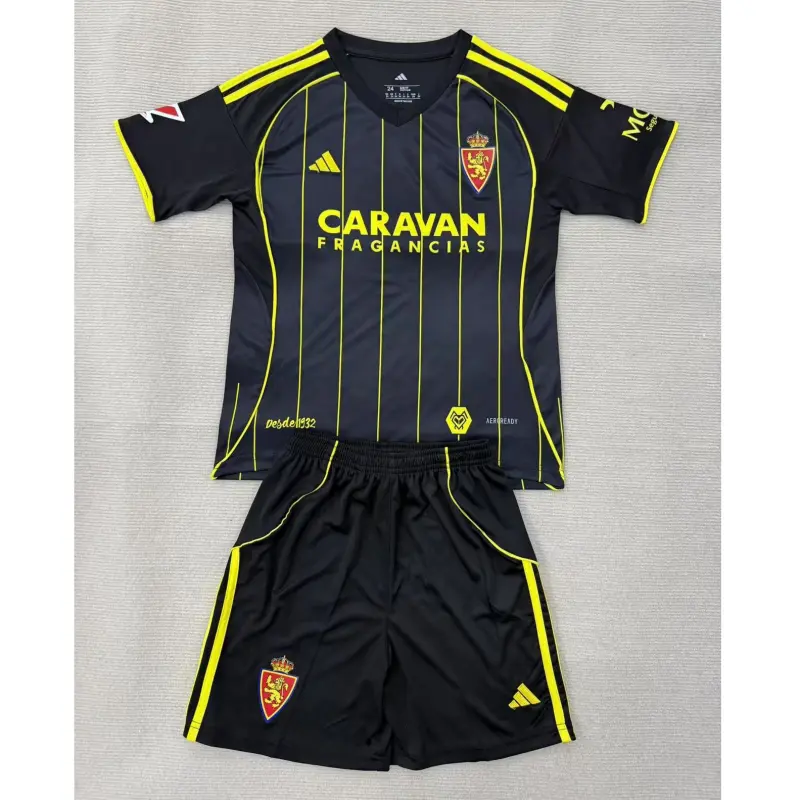 Camiseta Real Zaragoza 2025/2026 Away Negro