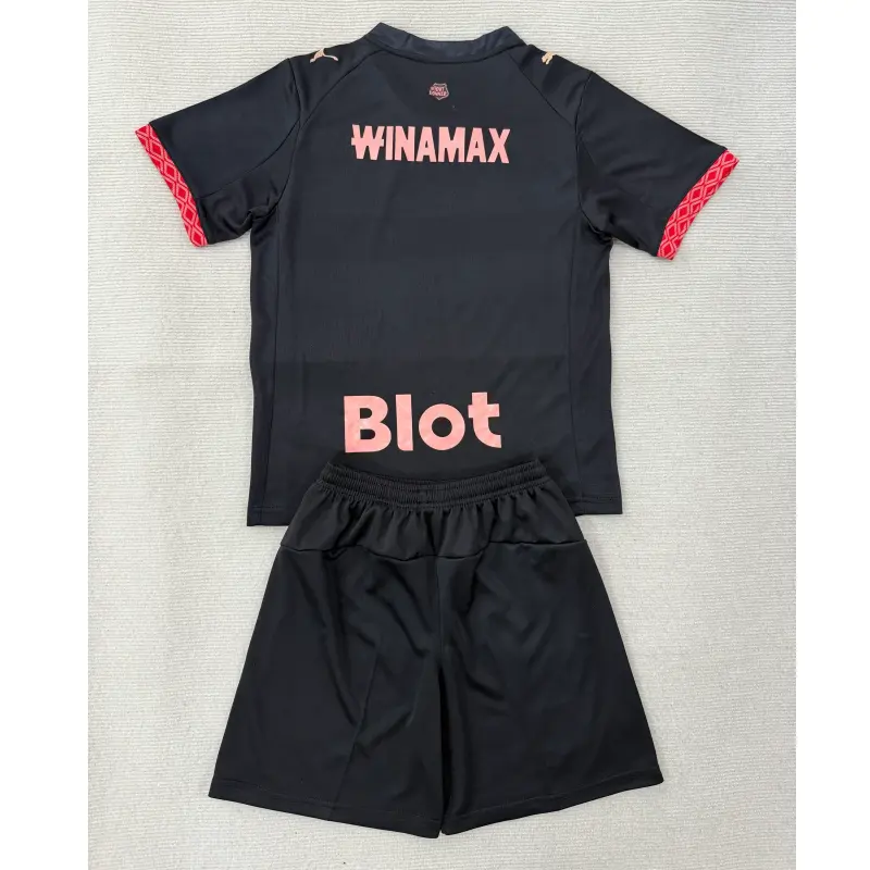 Camiseta Stade Rennais 2025/2026 Third Negro Niño Kit