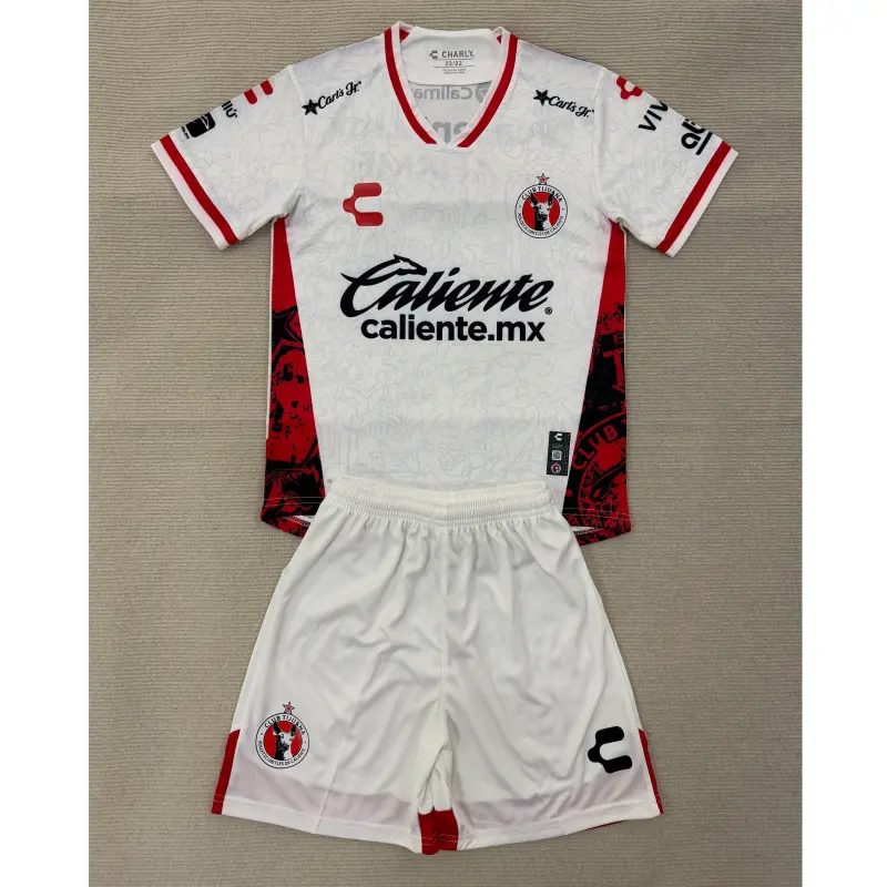 Camiseta Tijuana 2025/2026 Away Blanco Niño Kit