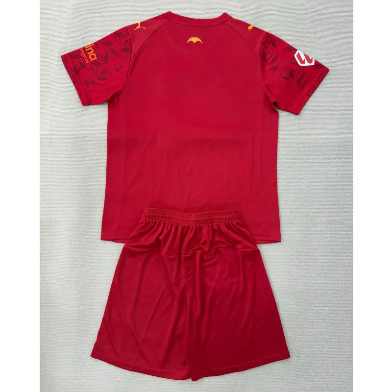 Camiseta Valencia 2025/2026 Away Rojo con Parche La Liga