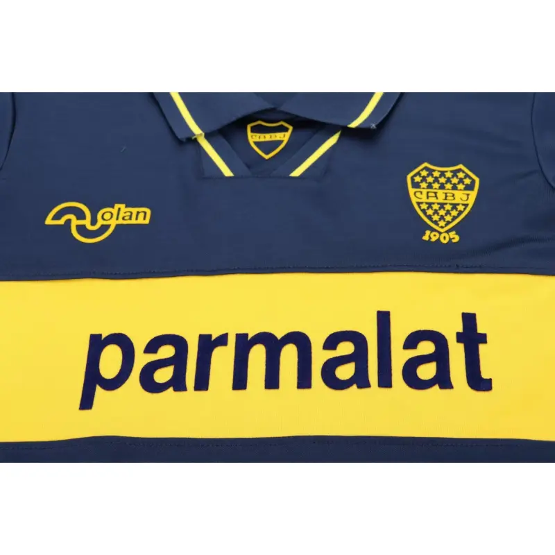 Camiseta Boca Juniors 1993/95 Home Retro Azul/Amarillo Niño Kit