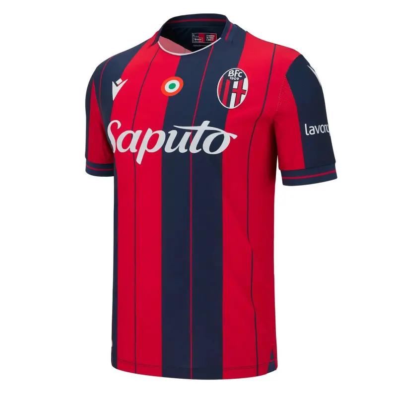 Camiseta Bologna 2025/2026 Home Rojo/Azul