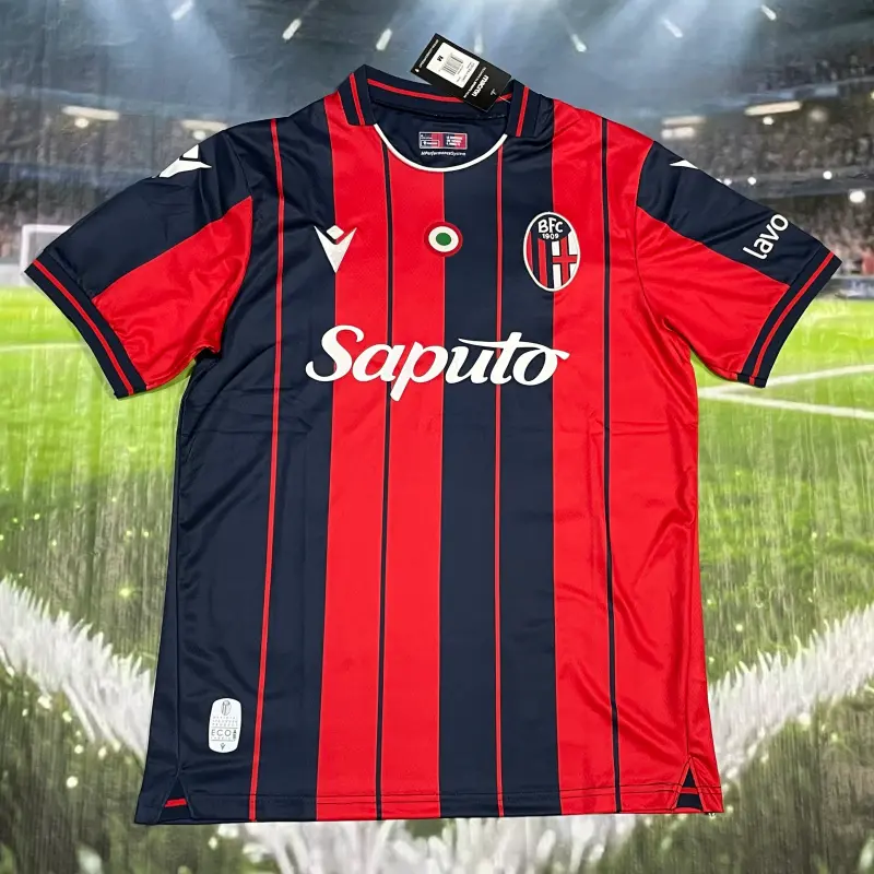 Camiseta Bologna 2025/2026 Home Rojo/Azul