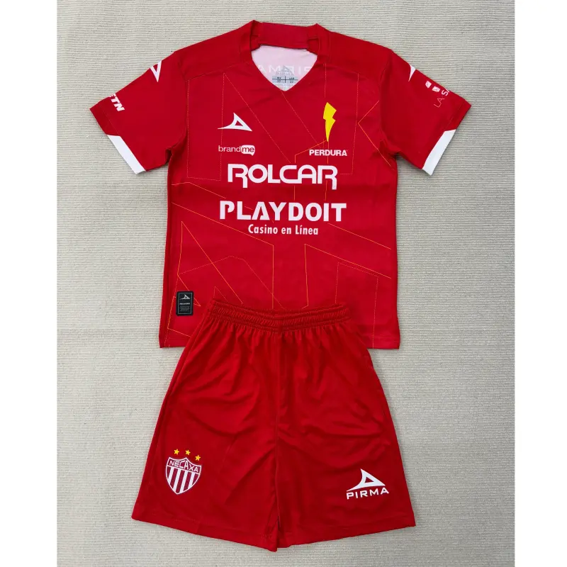Camiseta Club Necaxa 2025/2026 Home Rojo Niño Kit