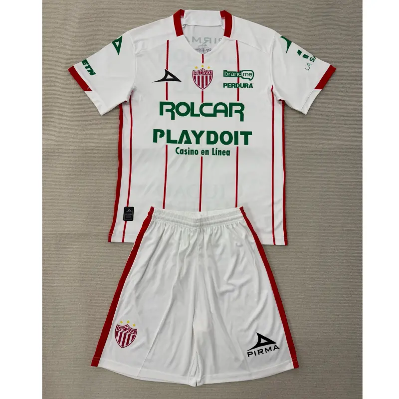 Camiseta Club Necaxa 2025/2026 Away Blanco Niño Kit