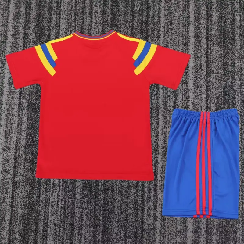 Camiseta Colombia 1990 Away Retro Rojo Niño Kit