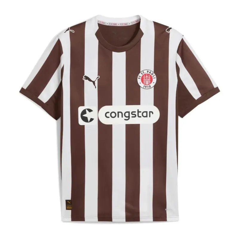 Camiseta FC St. Pauli 2025/2026 Home Blanco/Marrón