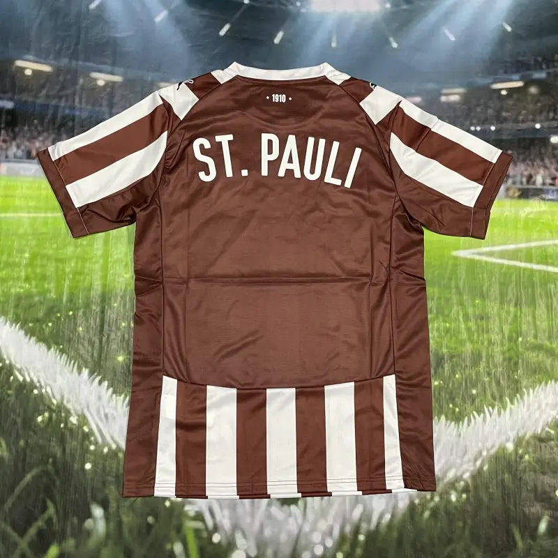 Camiseta FC St. Pauli 2025/2026 Home Blanco/Marrón