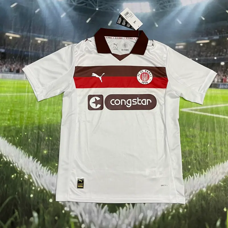 Camiseta FC St. Pauli 2025/2026 Away Blanco