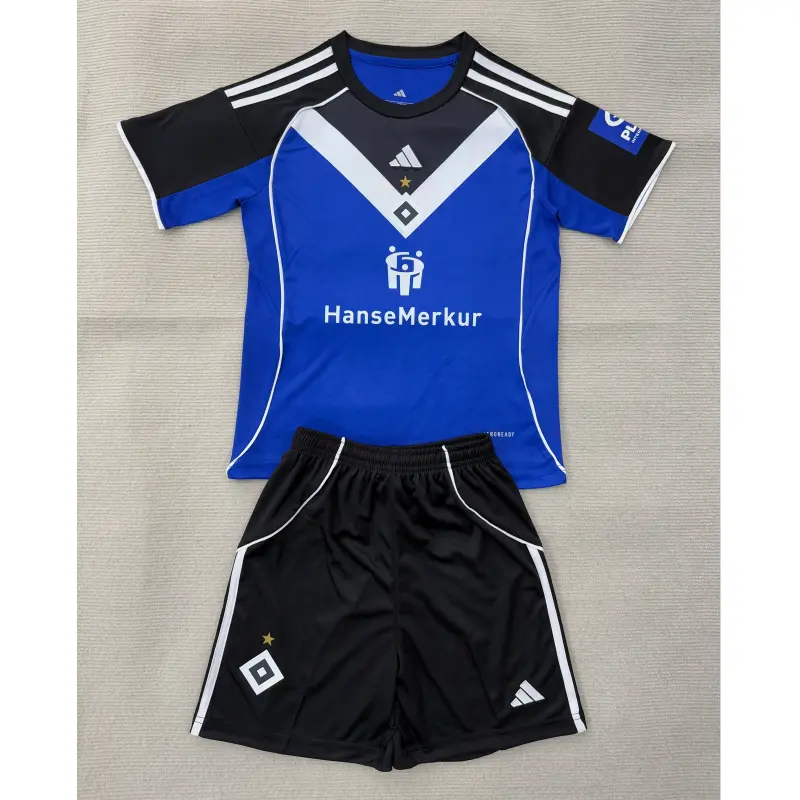 Camiseta Hamburger SV 2025/2026 Away Azul Niño Kit