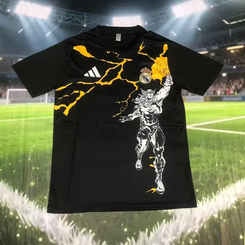 Camiseta Real Madrid x Marvel 2025/2026 Edición Especial Negro