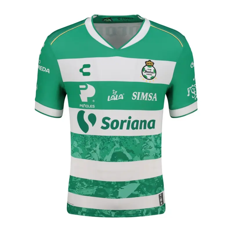 Camiseta Santos Laguna 2025/2026 Home Verde/Blanco
