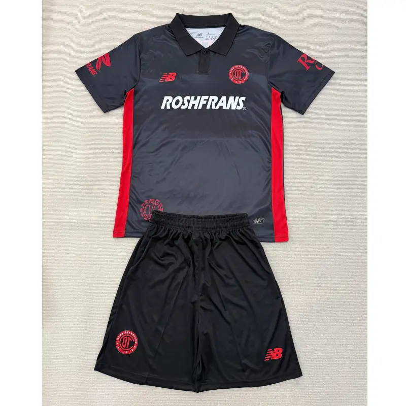 Camiseta Toluca 2025/2026 Third Negro Niño Kit