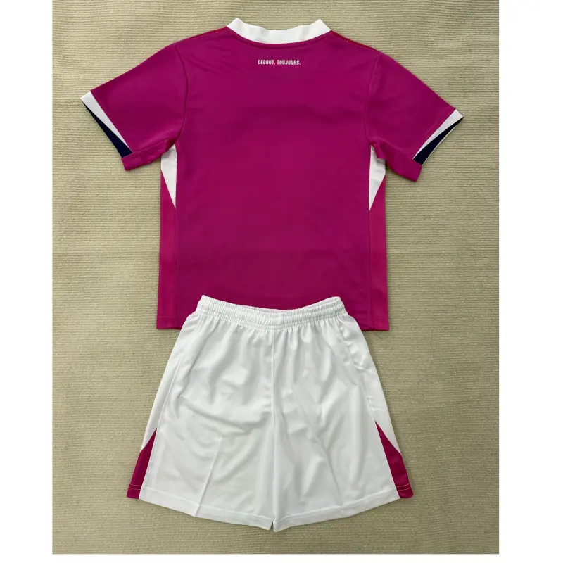 Camiseta Toulouse FC 2025/2026 Away Rosa Niño Kit