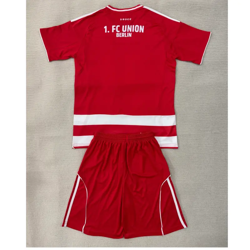 Camiseta Union Berlin 2025/2026 Home Rojo/Blanco Niño Kit
