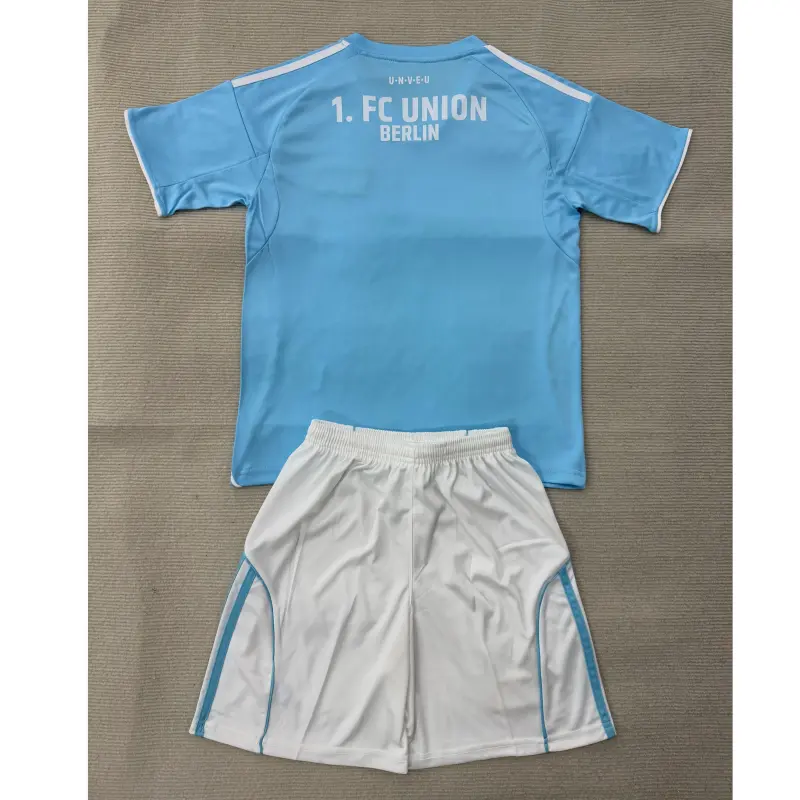 Camiseta Union Berlin 2025/2026 Third Azul Claro Niño Kit