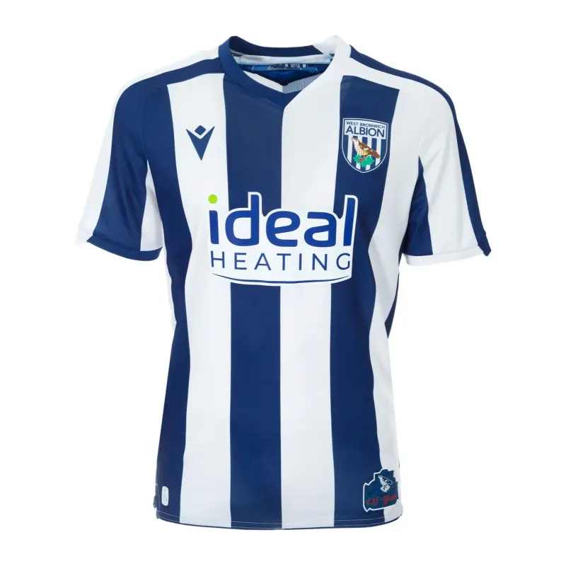 Camiseta West Bromwich Albion 2025/2026 Home Azul/Blanco