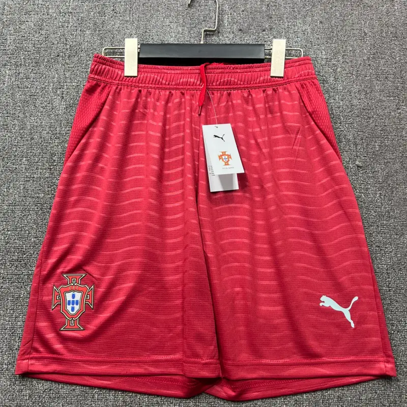 Pantalón Corto Portugal 2026 Home Mundial Rojo