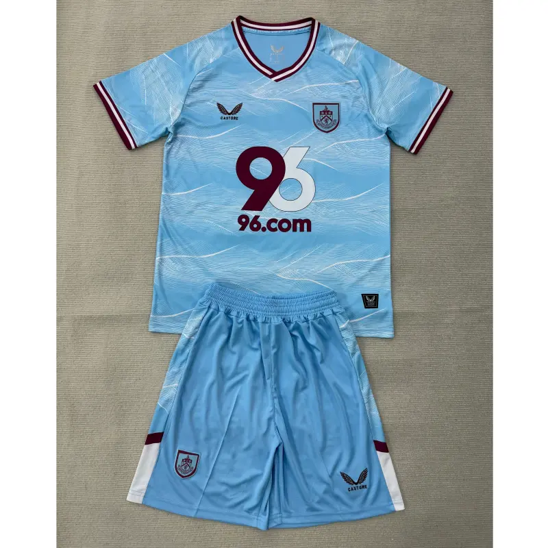 Camiseta Burnley FC 2025/2026 Away Azul Claro