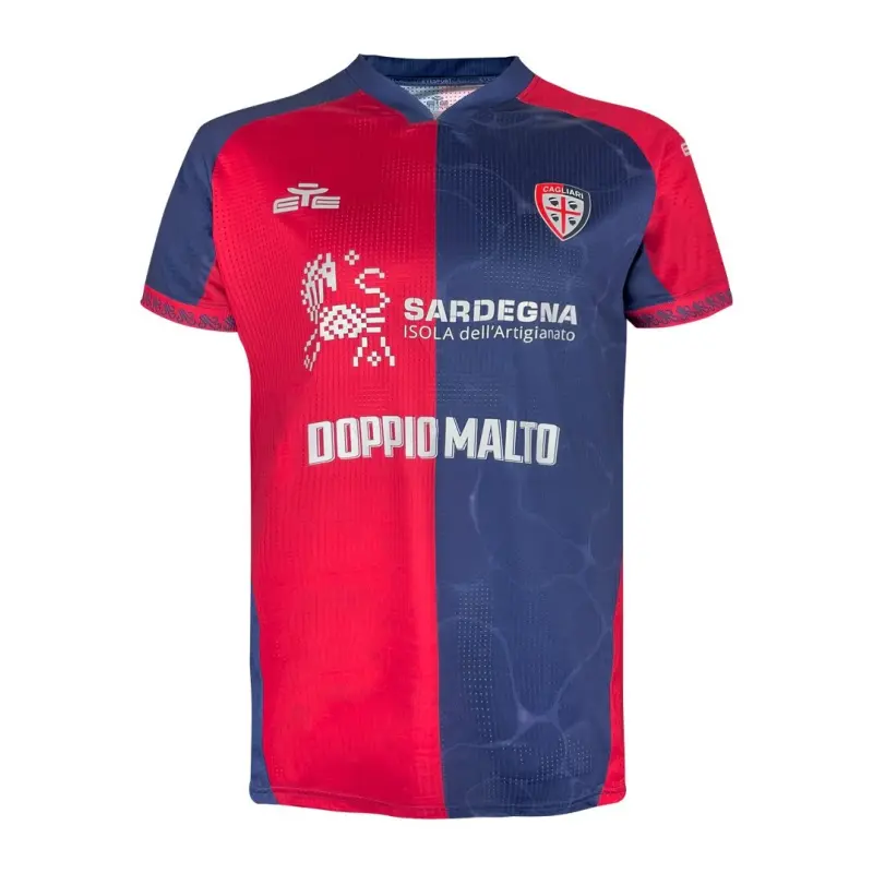 Camiseta Cagliari Calcio Home 2025/2026 Rojo/Azul