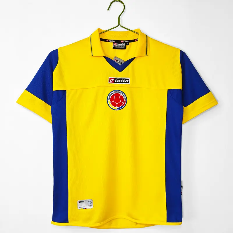 Camiseta Colombia 2003/05 Home Retro Amarillo
