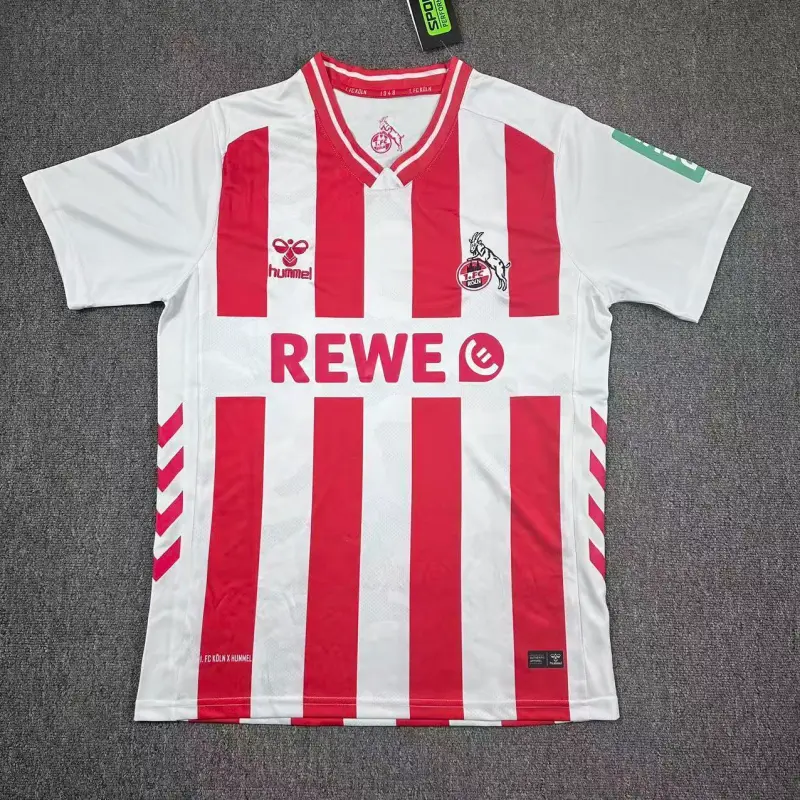 Camiseta FC Köln 2025/2026 Home Rojo/Blanco
