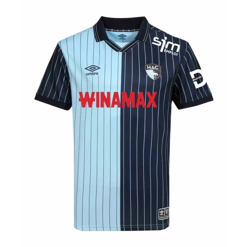 Camiseta Le Havre 2025/2026 Home Azul Marino/Azul Cielo